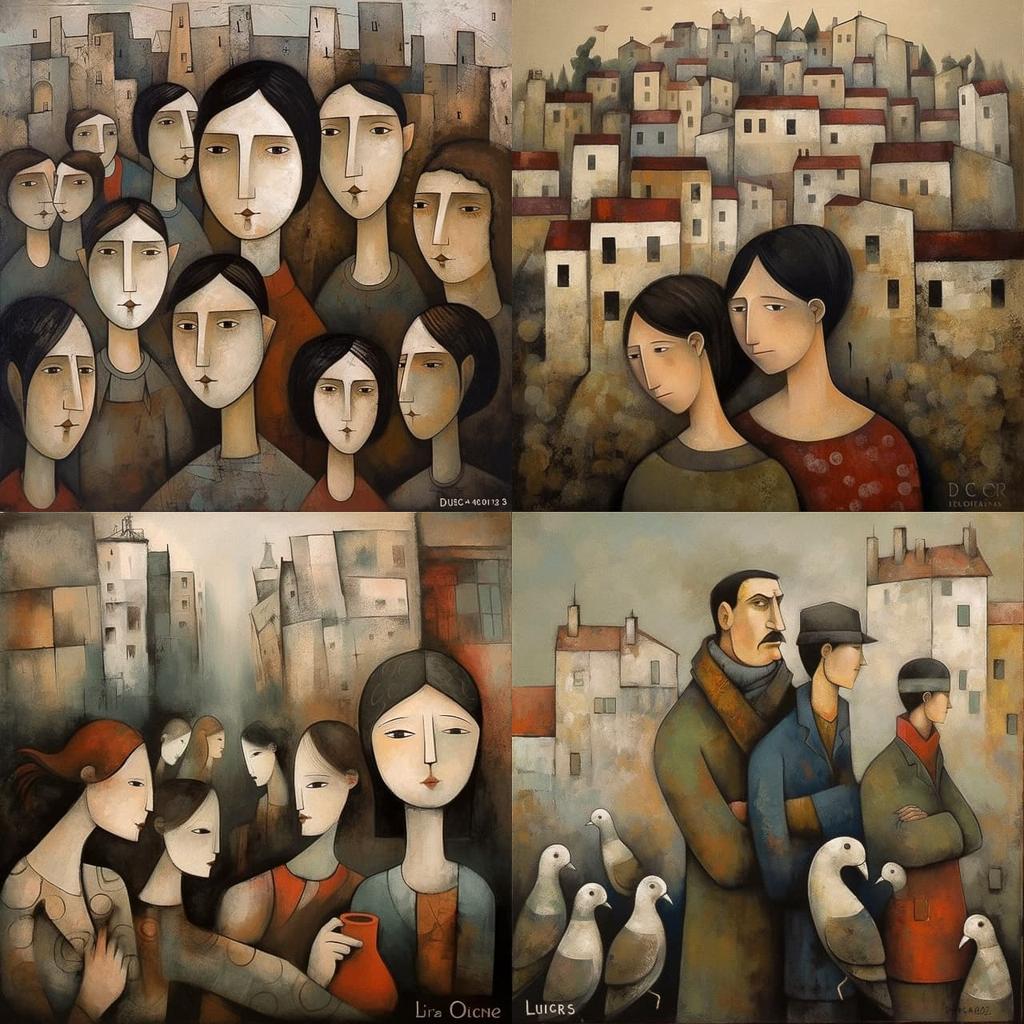 Didier Lourenco style, Midjourney V5, render 1 of 4