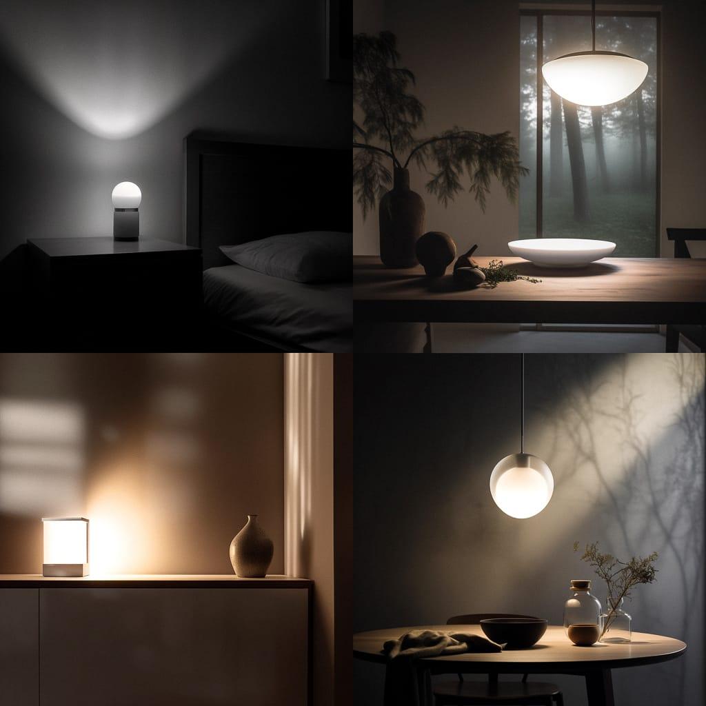 Diffused lighting style, Midjourney V5, render 1 of 4
