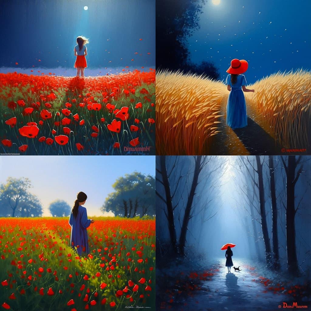 Dima Dmitriev style, Midjourney V5, render 1 of 4