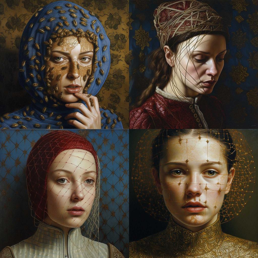 Dino Valls style, Midjourney V5, render 1 of 4