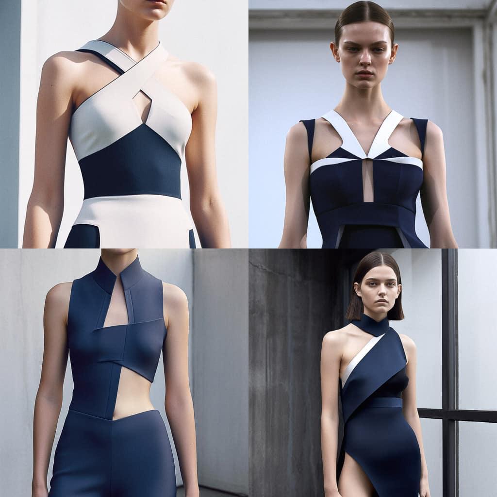 Dion Lee style, Midjourney V5, render 1 of 4