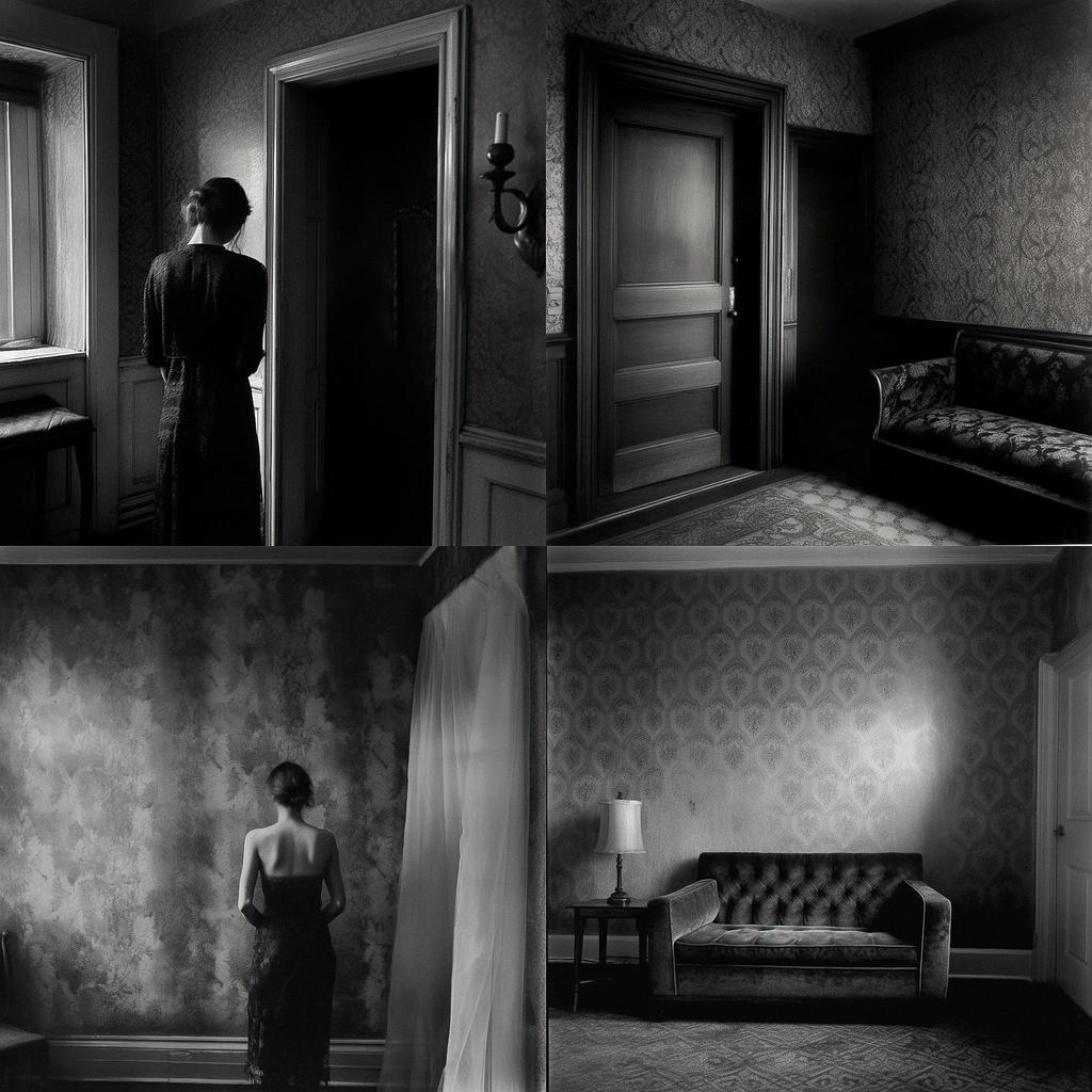 Dirk Braeckman style, Midjourney V5, render 1 of 4