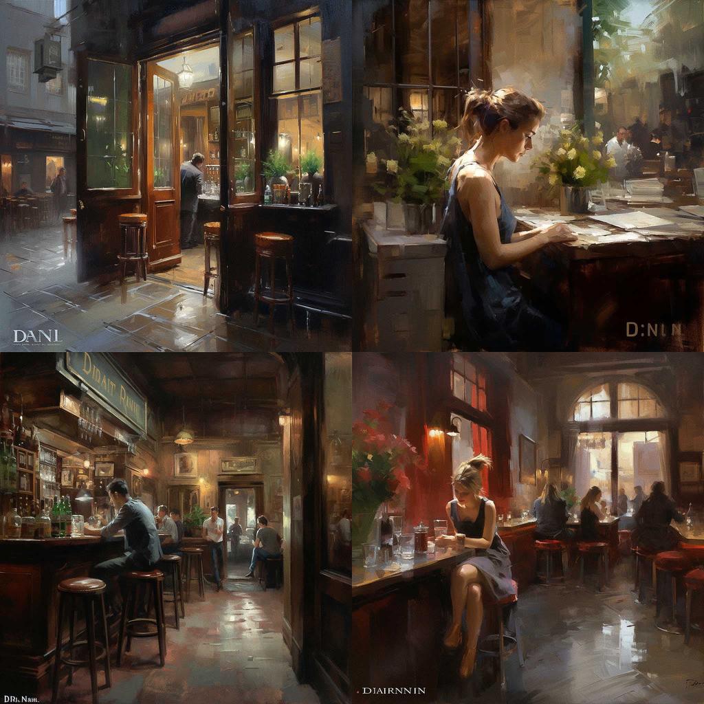 Dmitri Danish style, Midjourney V5, render 1 of 4