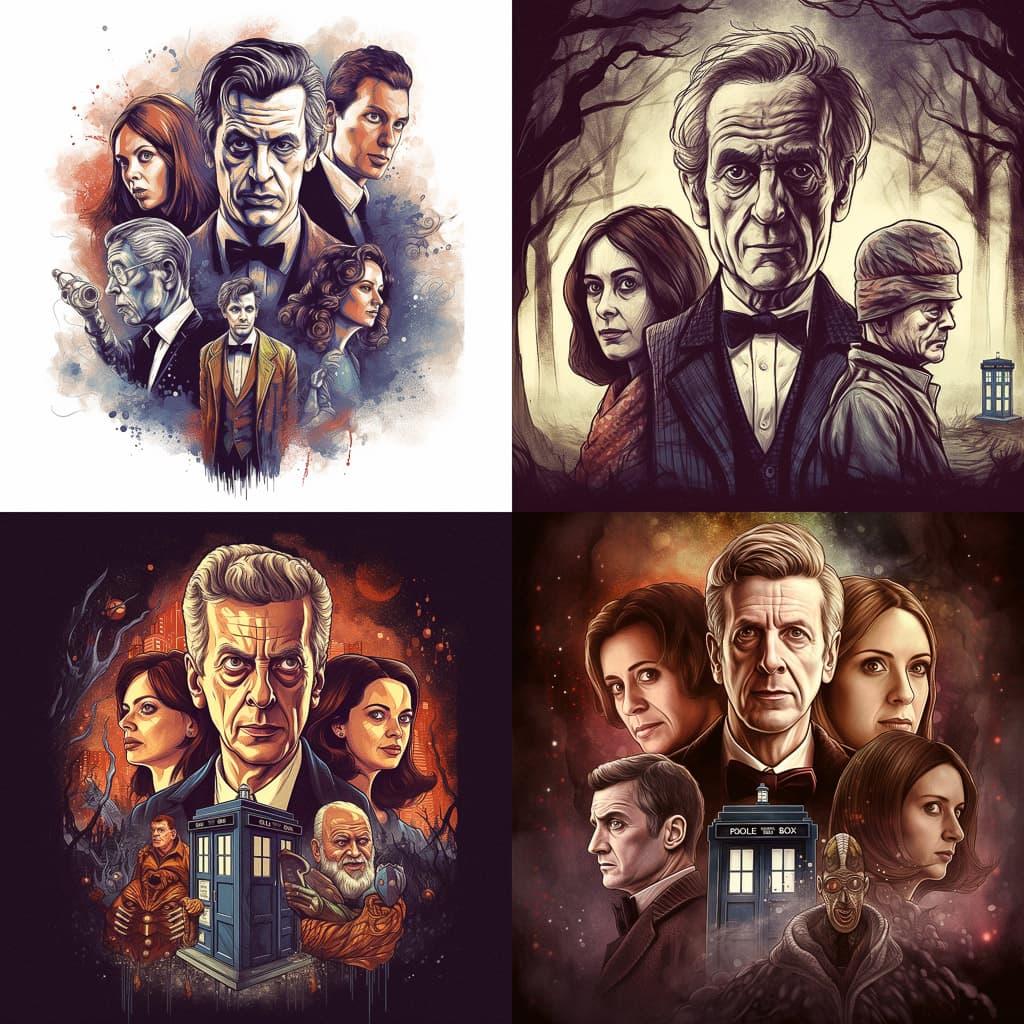 Doctor Who style, Midjourney V5, render 1 of 4