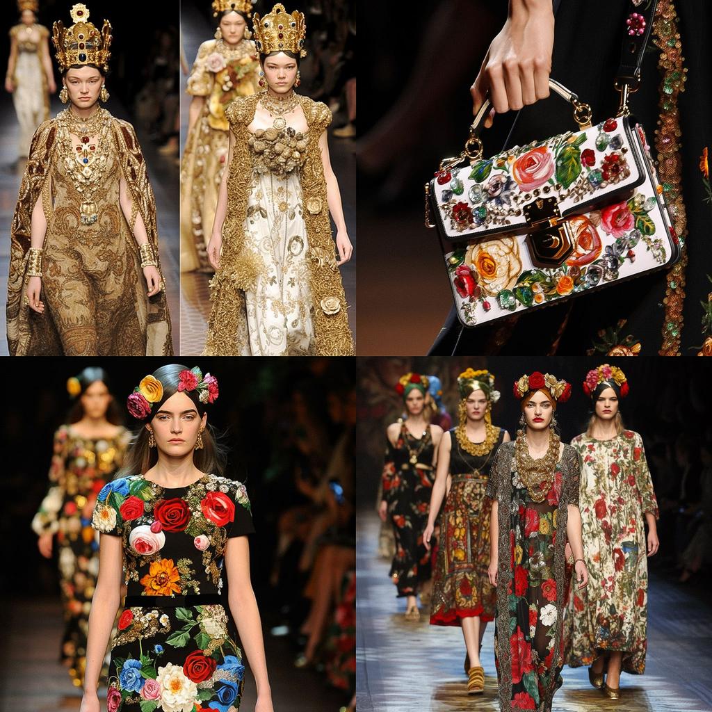 Dolce Gabbana style, Midjourney V5, render 1 of 4
