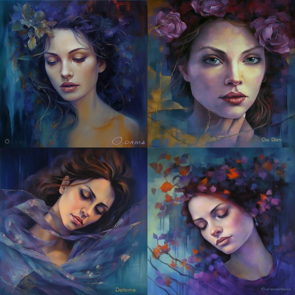 Dorina Costras style, Midjourney V5, render 1 of 4