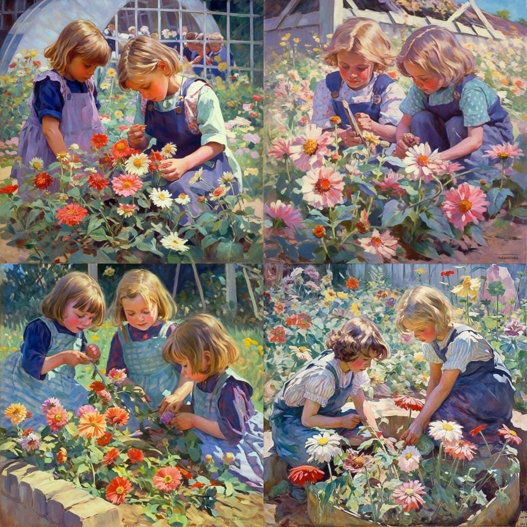 Dorothea Sharp style, Midjourney V5, render 1 of 4