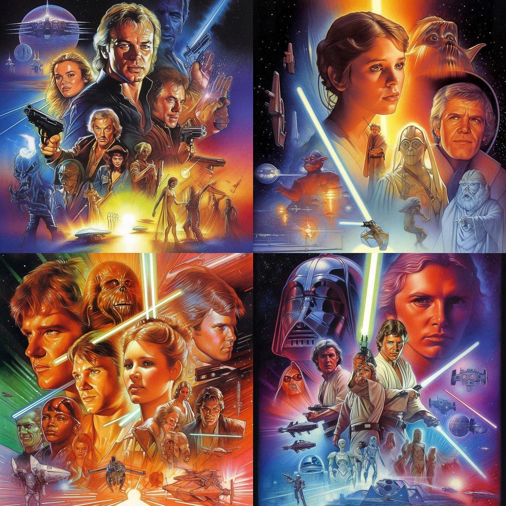 Drew Struzan style, Midjourney V5, render 1 of 4