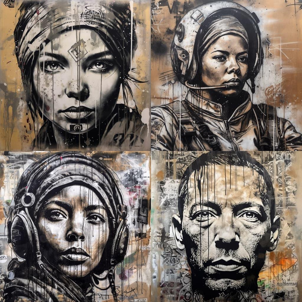 Eddie Colla style, Midjourney V5, render 1 of 4