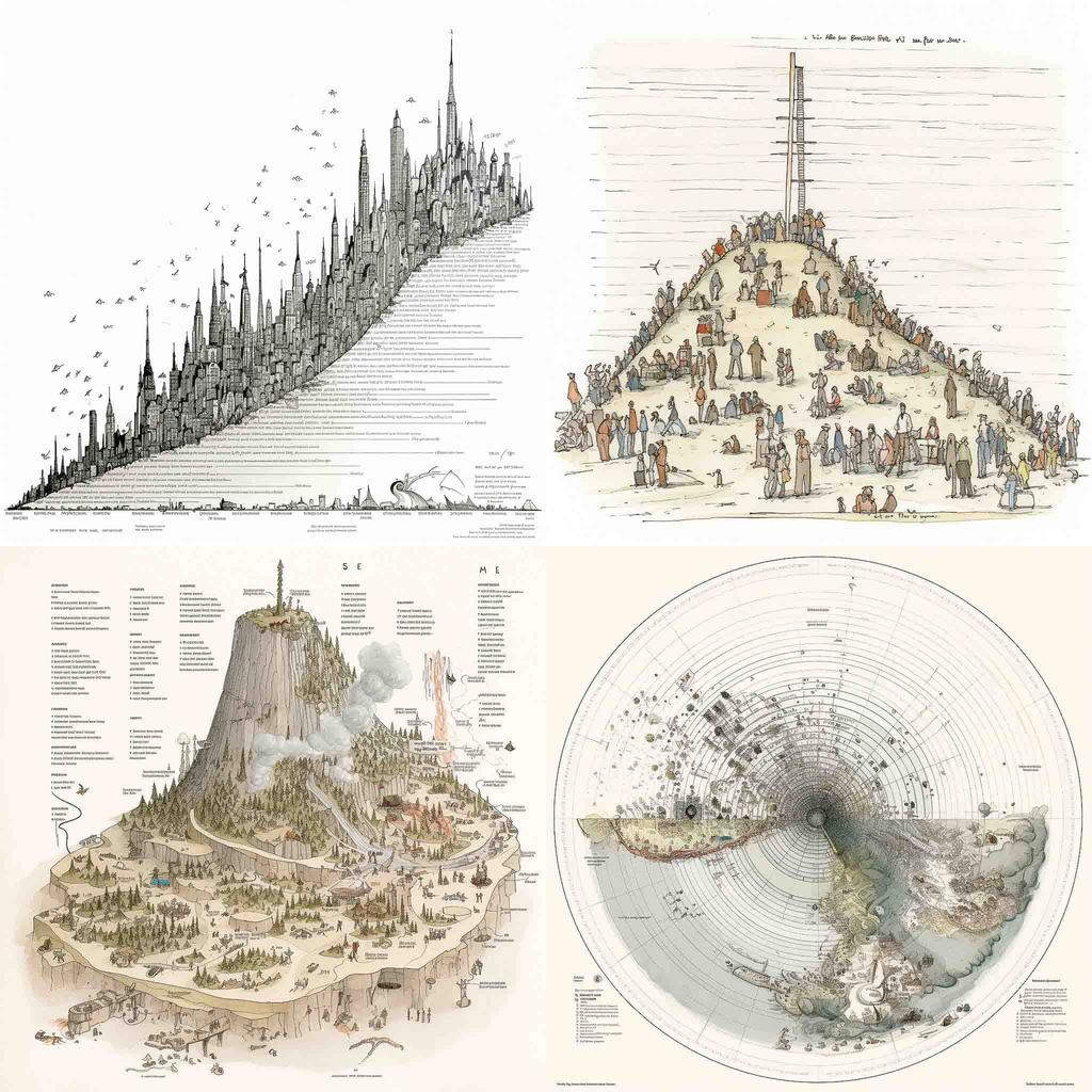 Edward Tufte style, Midjourney V5, render 1 of 4