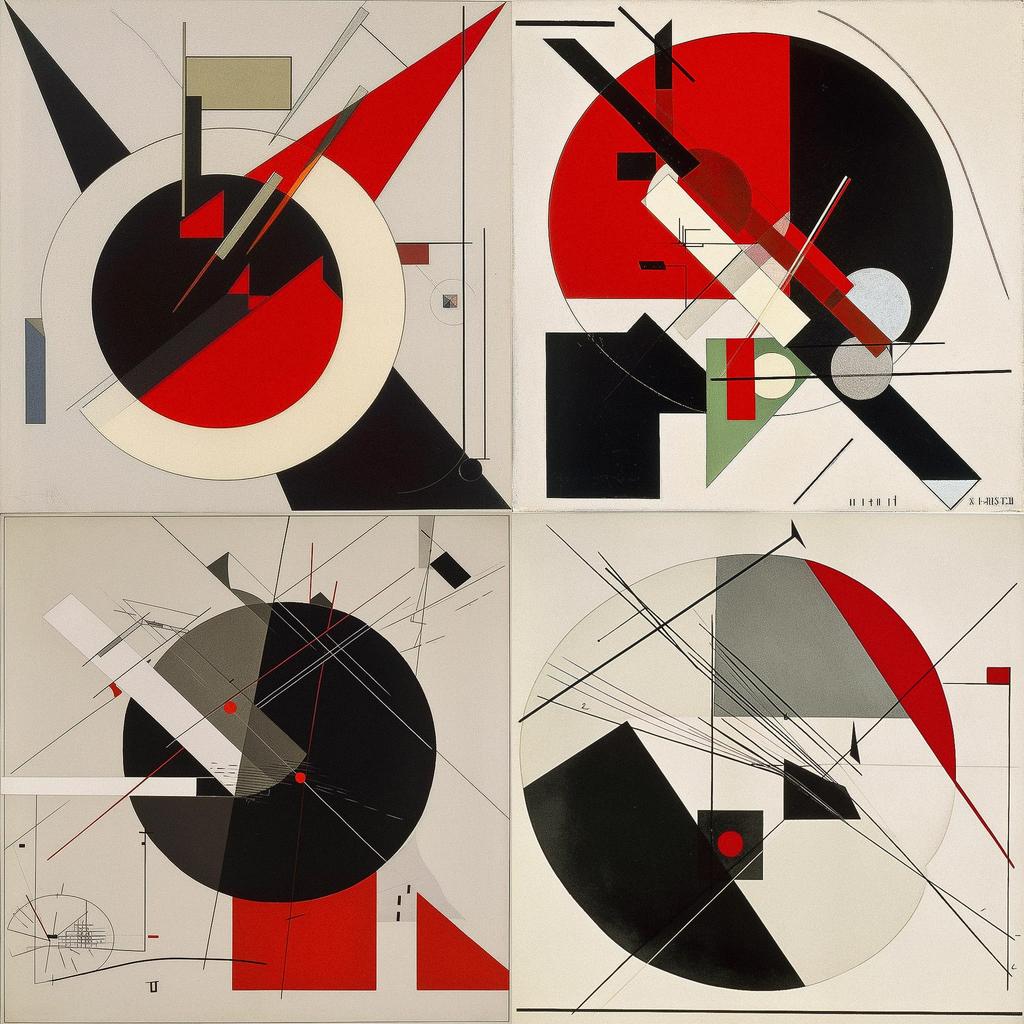 El Lissitzky style, Midjourney V5, render 1 of 4