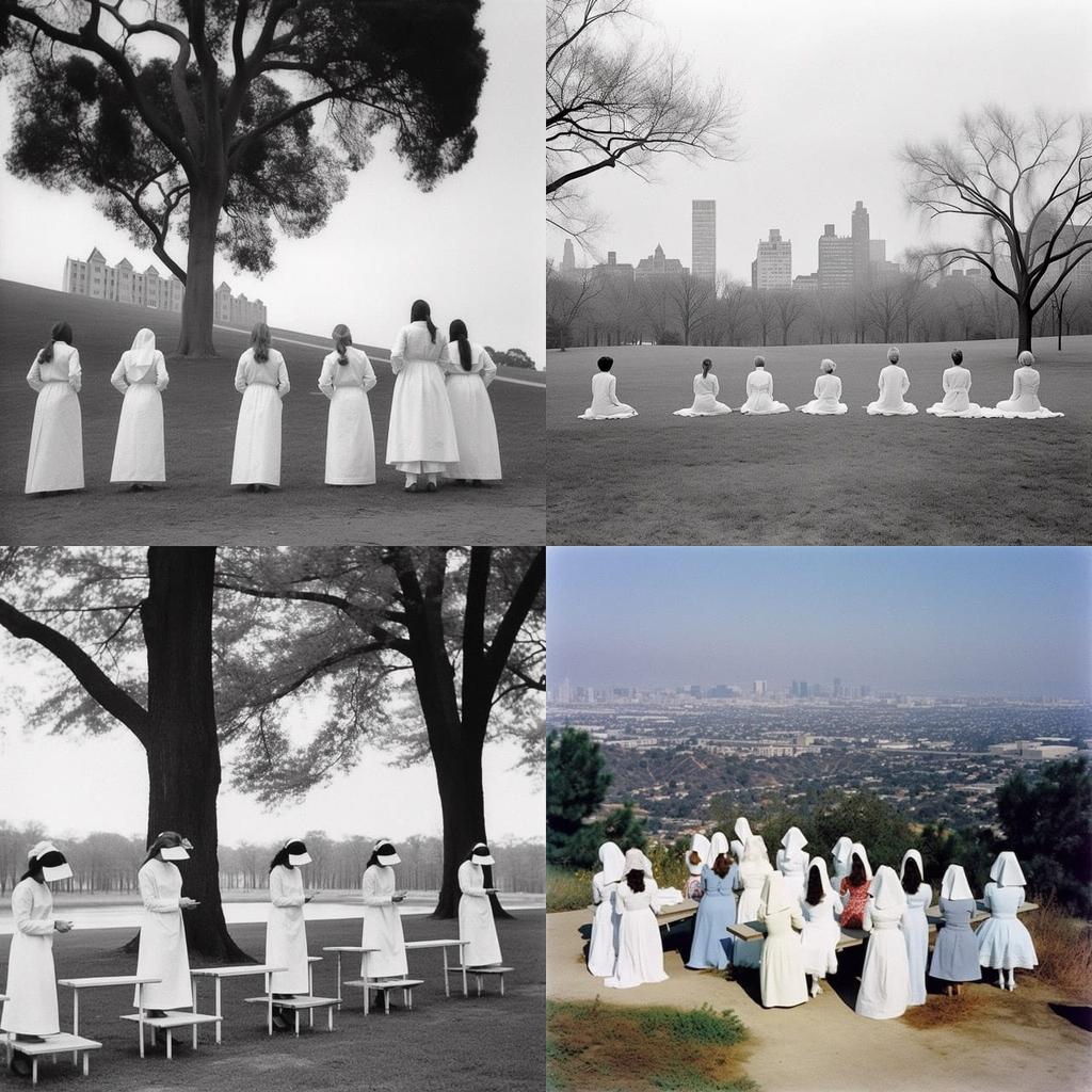 Eleanor Antin style, Midjourney V5, render 1 of 4