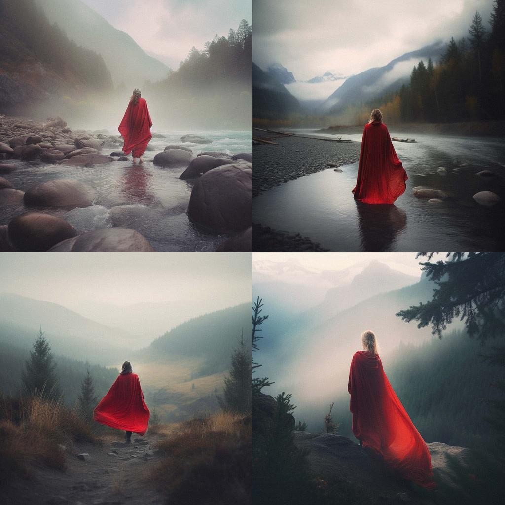 Elizabeth Gadd style, Midjourney V5, render 1 of 4