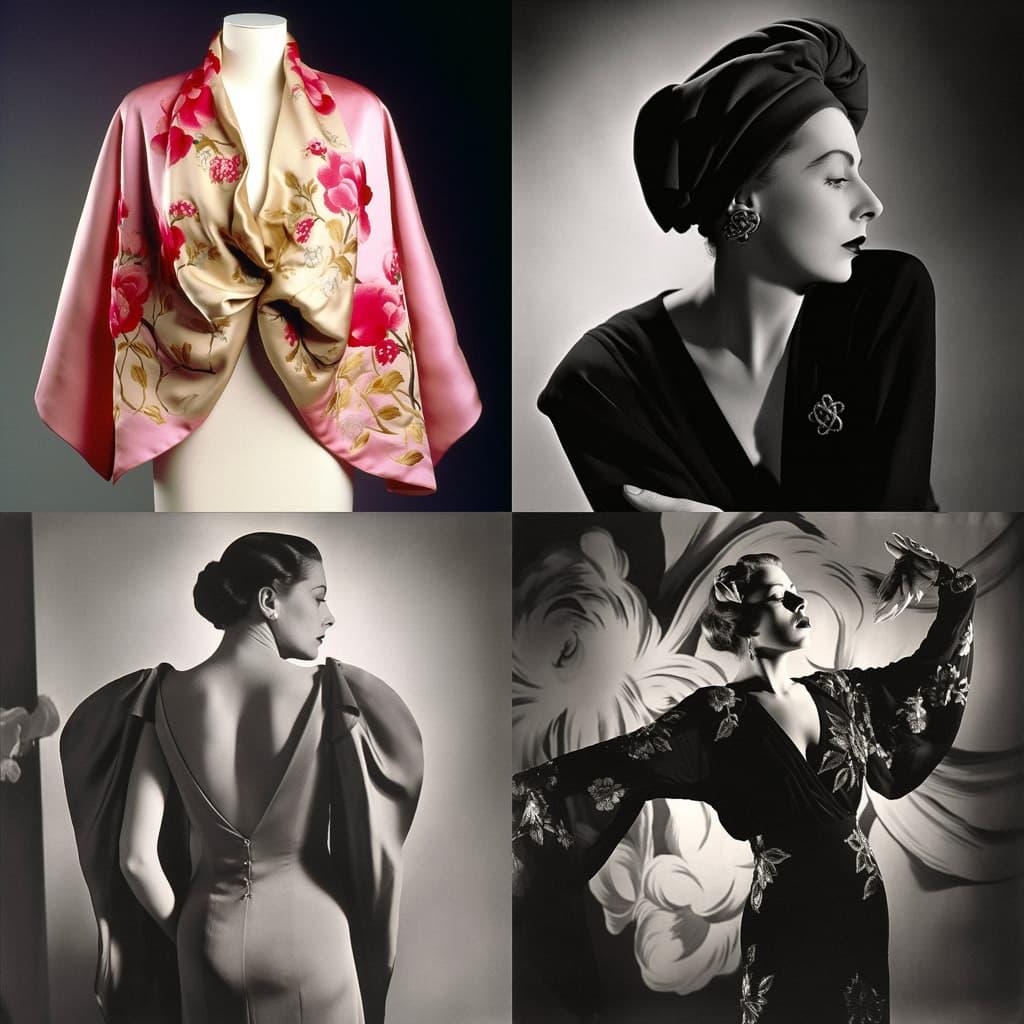 Elsa Schiaparelli style, Midjourney V5, render 1 of 4
