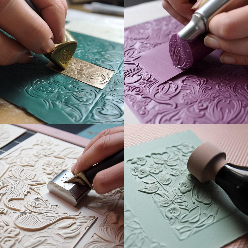 Embossing style, Midjourney V5, render 1 of 4