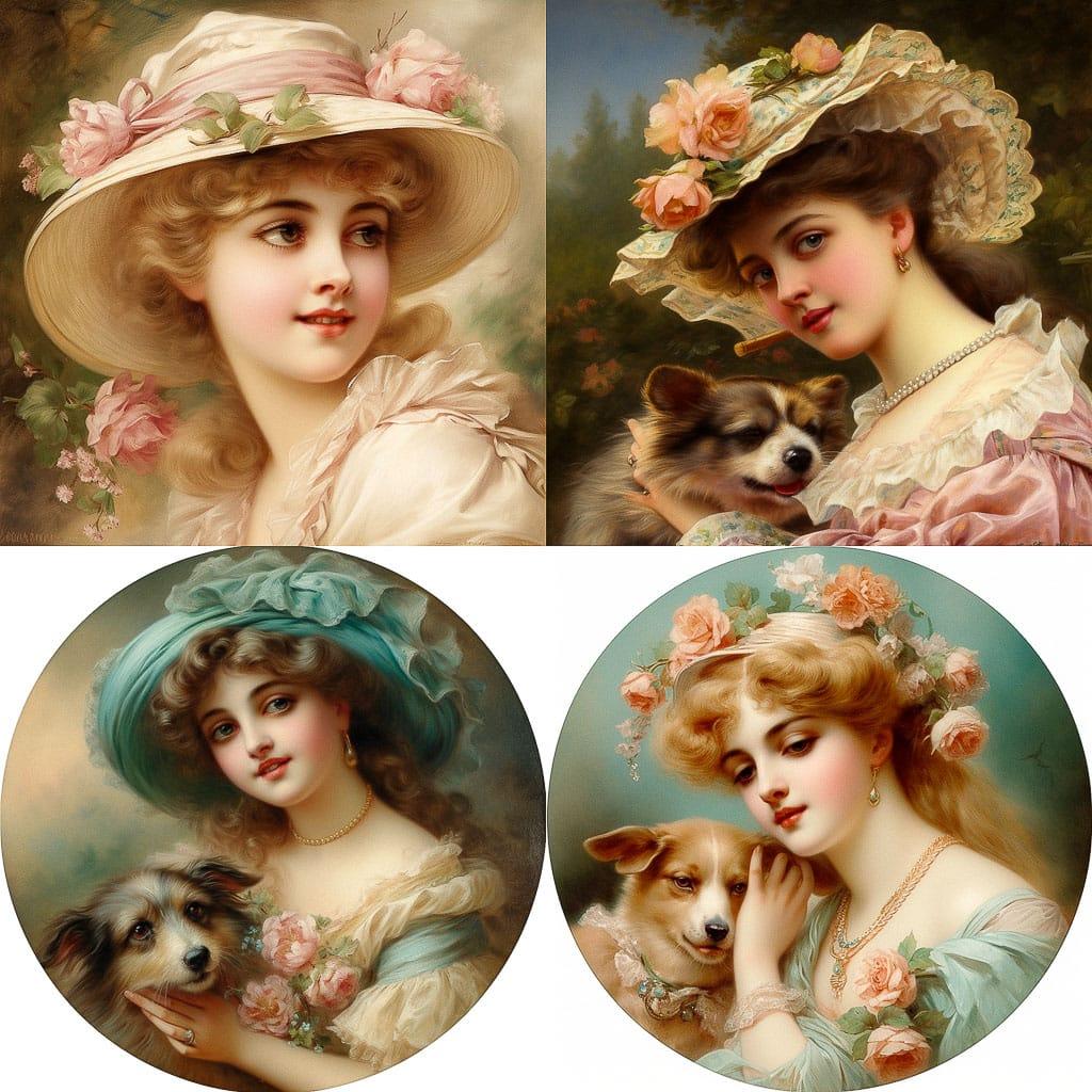 Emile Vernon style, Midjourney V5, render 1 of 4