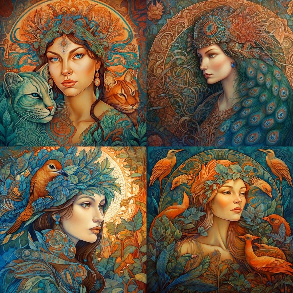 Emily Balivet style, Midjourney V5, render 1 of 4