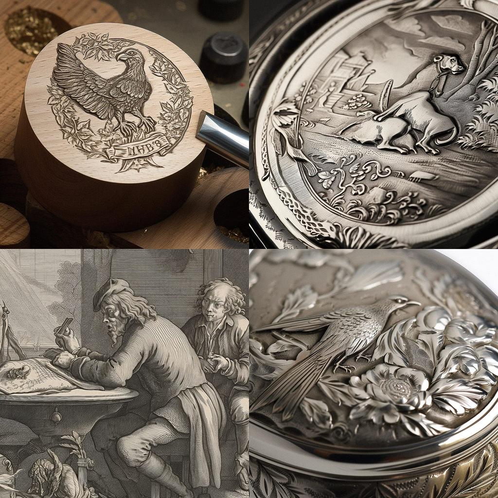 Engraving style, Midjourney V5, render 1 of 4