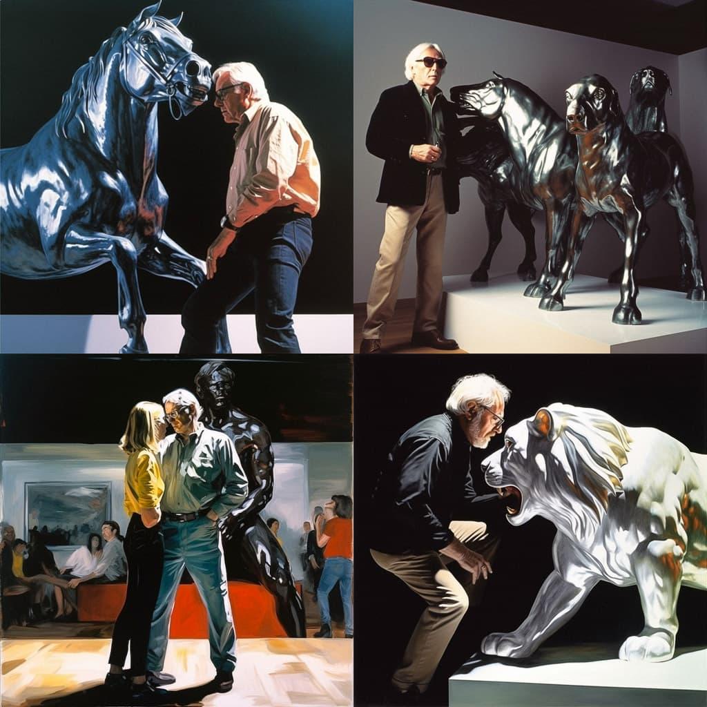 Eric Fischl style, Midjourney V5, render 1 of 4