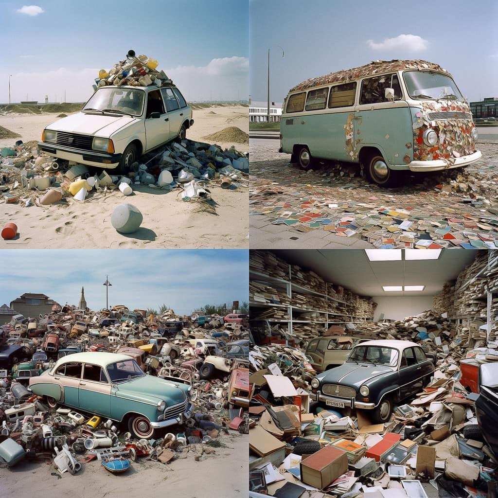 Erik Kessels style, Midjourney V5, render 1 of 4