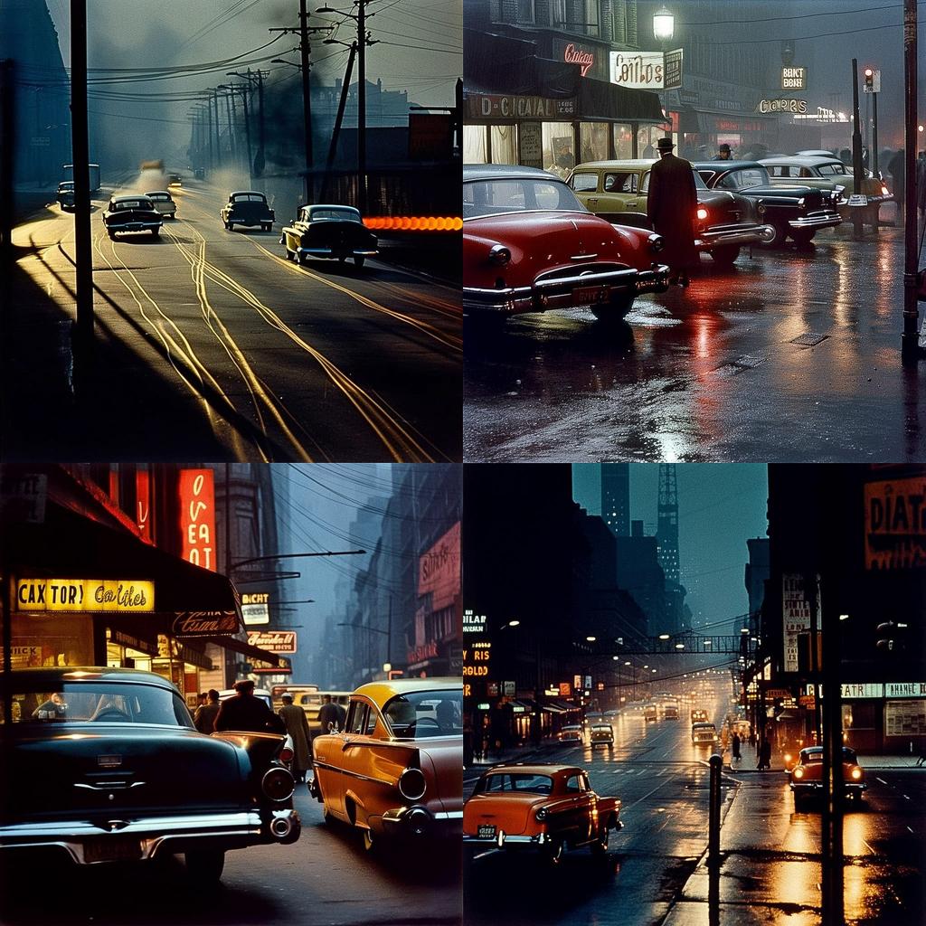 Ernst Haas style, Midjourney V5, render 1 of 4