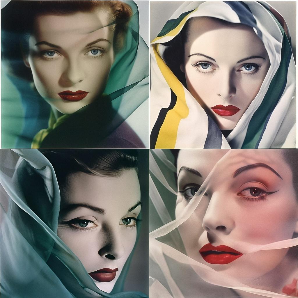 Erwin Blumenfeld style, Midjourney V5, render 1 of 4