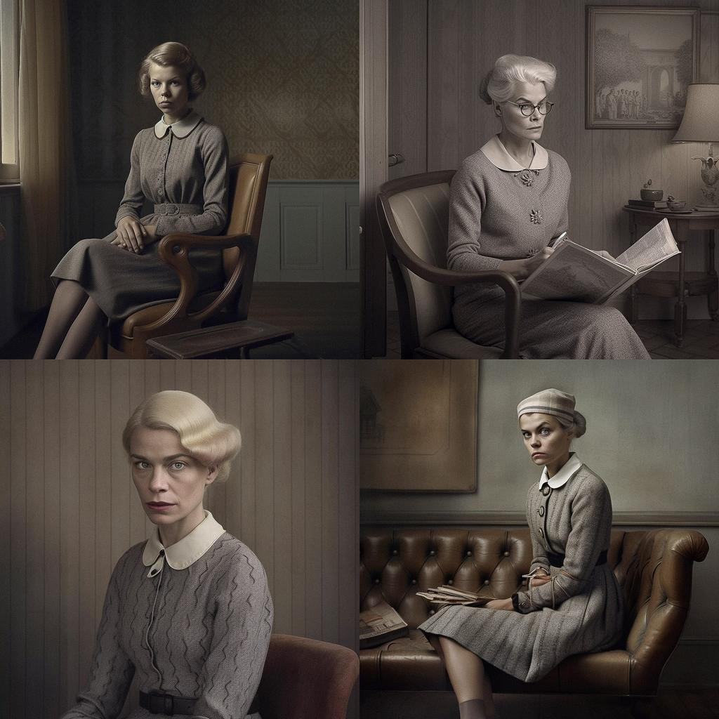 Erwin Olaf style, Midjourney V5, render 1 of 4