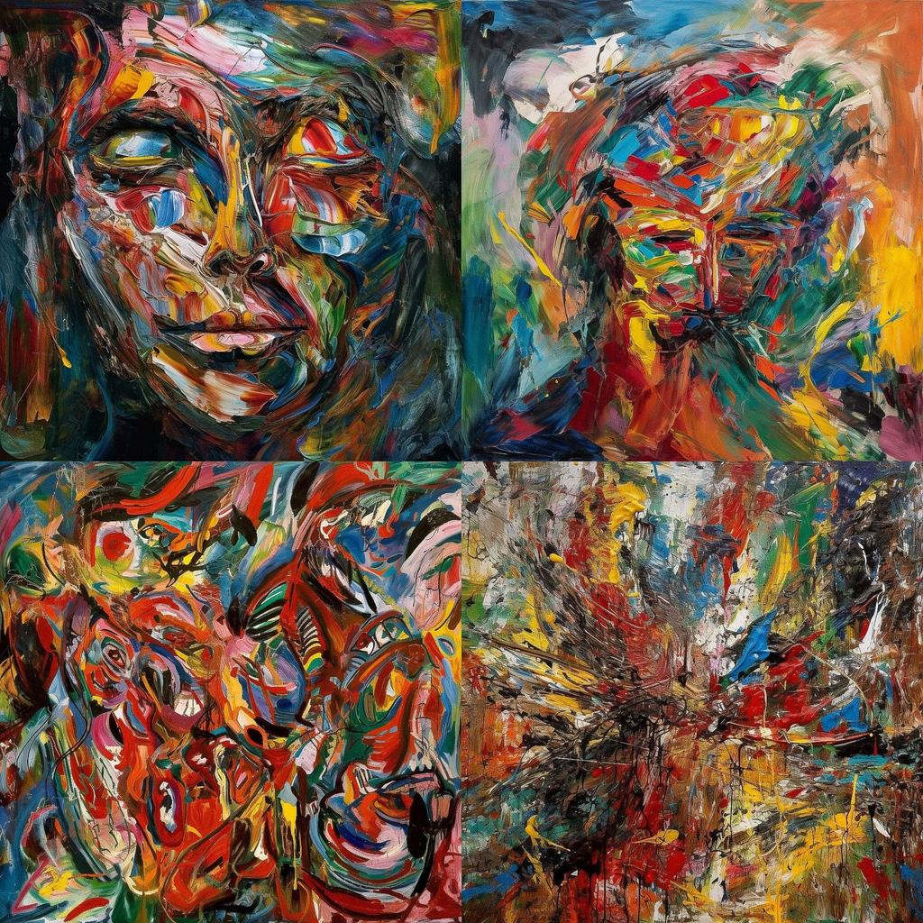 Expressionism style, Midjourney V5, render 1 of 4