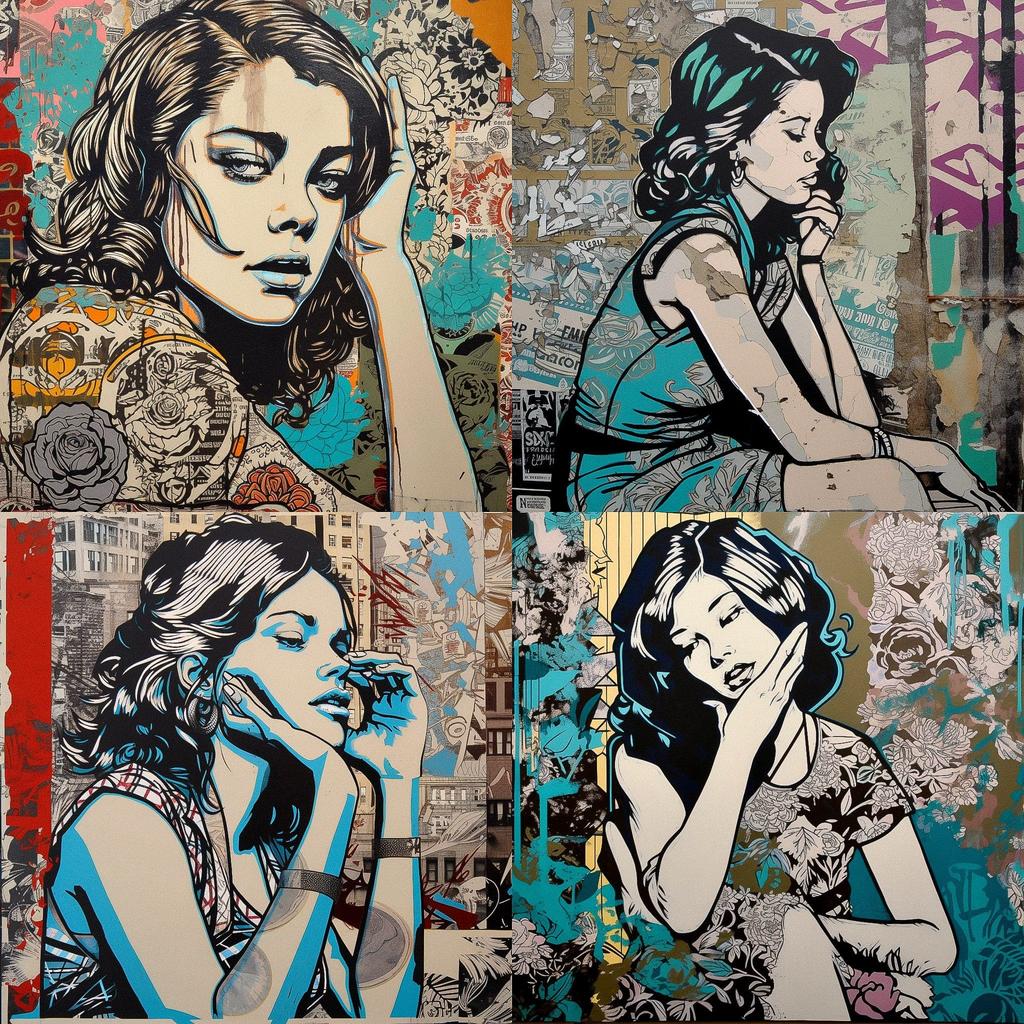 FAILE style, Midjourney V5, render 1 of 4