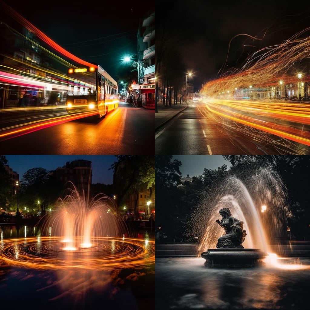 Fast shutter speed style, Midjourney V5, render 1 of 4