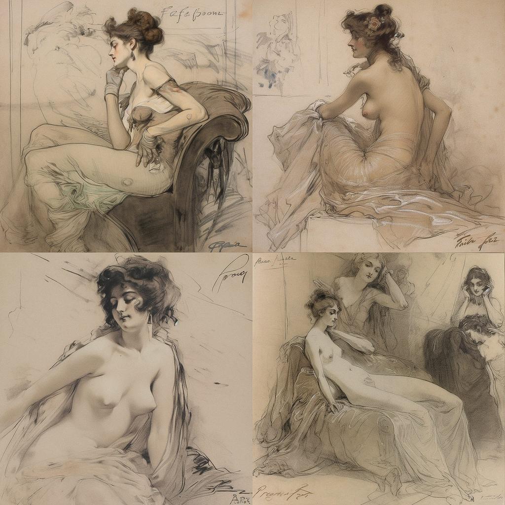 Felicien Rops style, Midjourney V5, render 1 of 4
