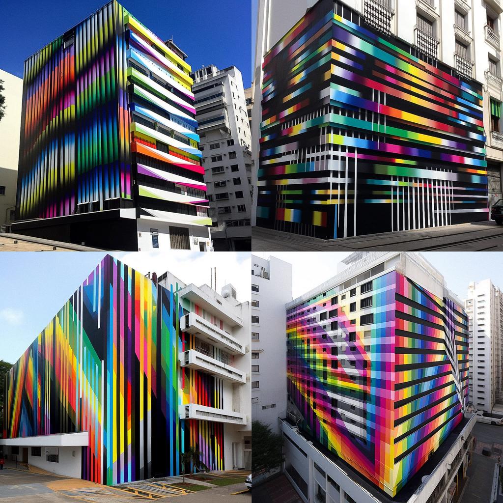 Felipe Pantone style, Midjourney V5, render 1 of 4