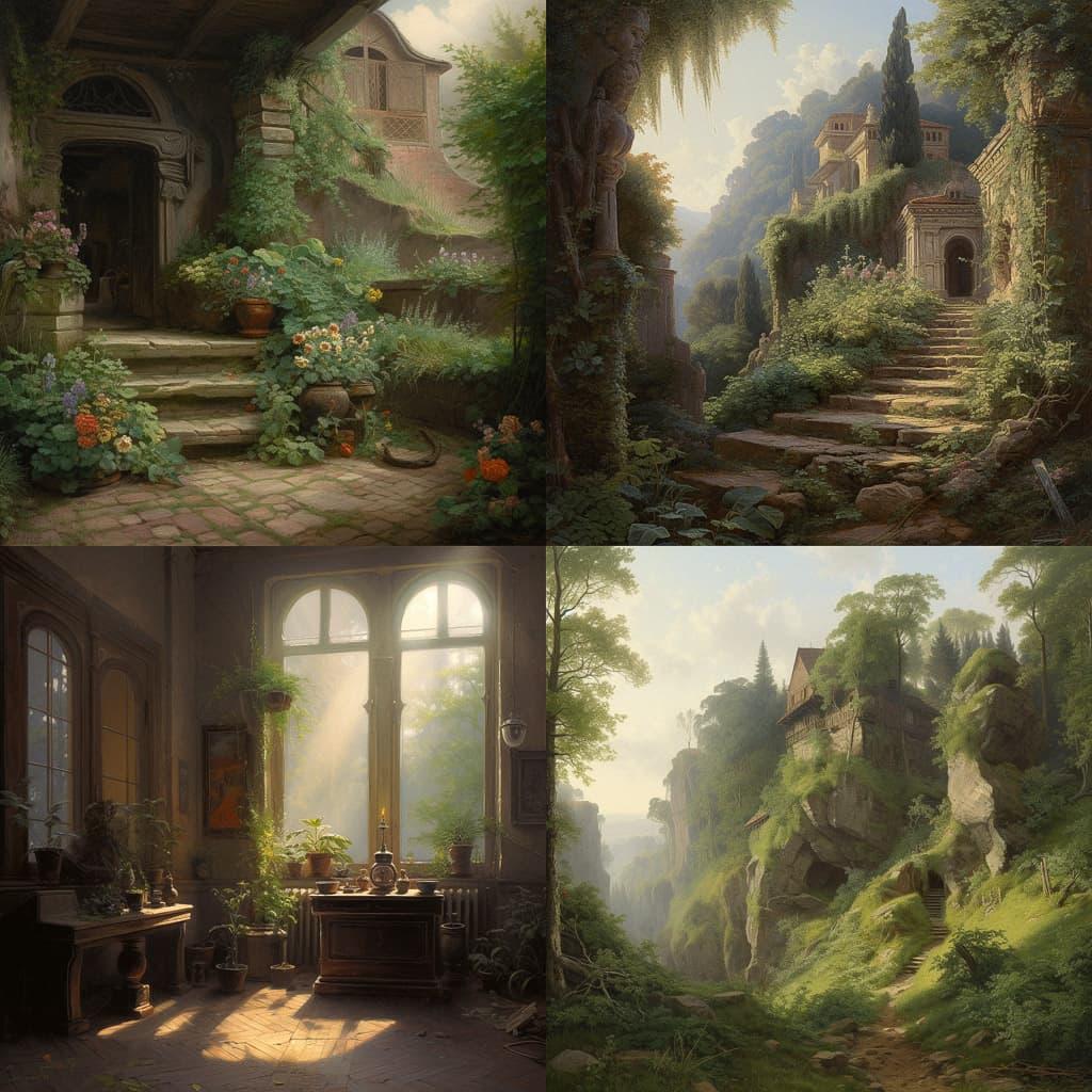 Ferdinand Knab style, Midjourney V5, render 1 of 4