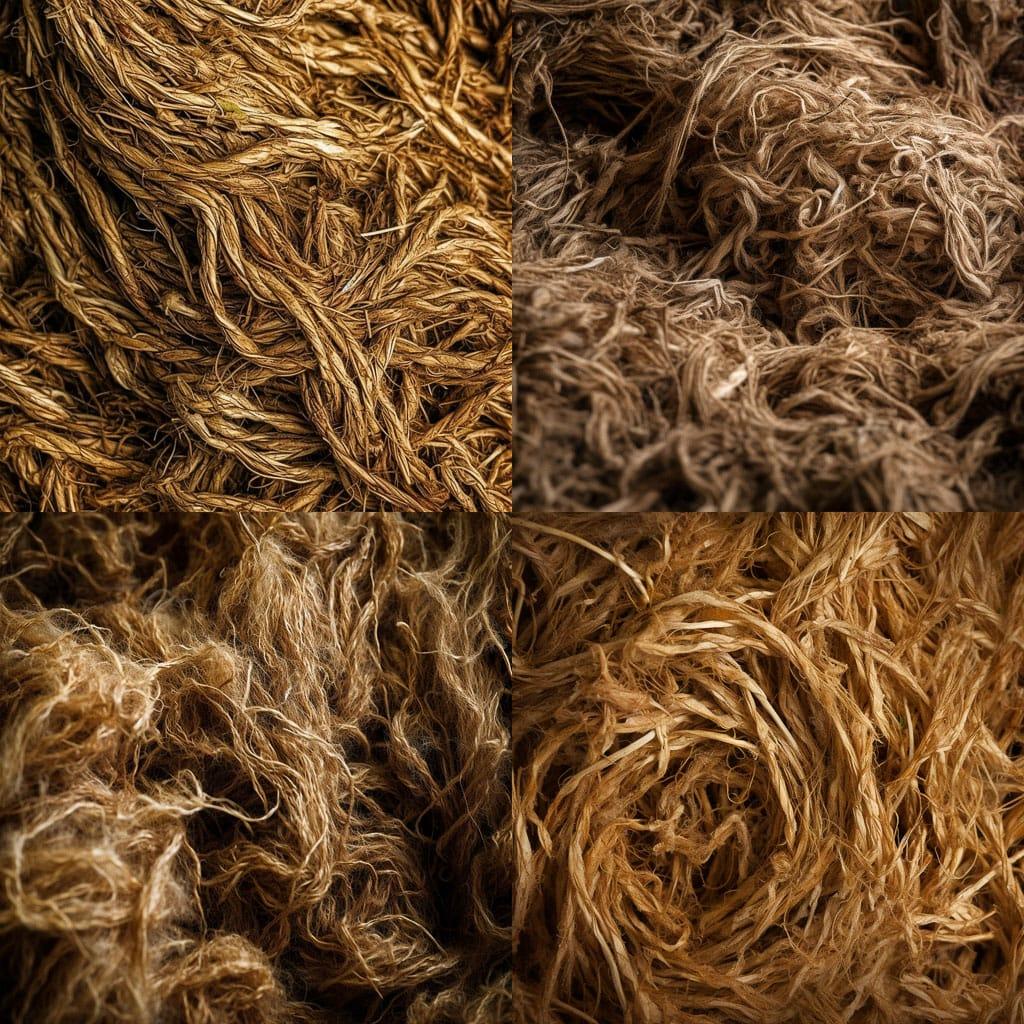 Fibrous texture style, Midjourney V5, render 1 of 4