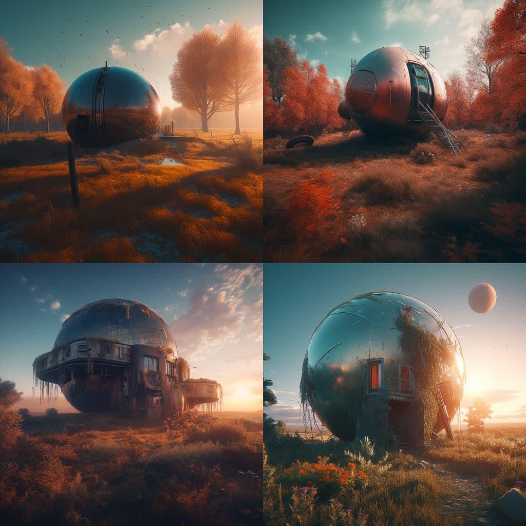 Filip Hodas style, Midjourney V5, render 1 of 4