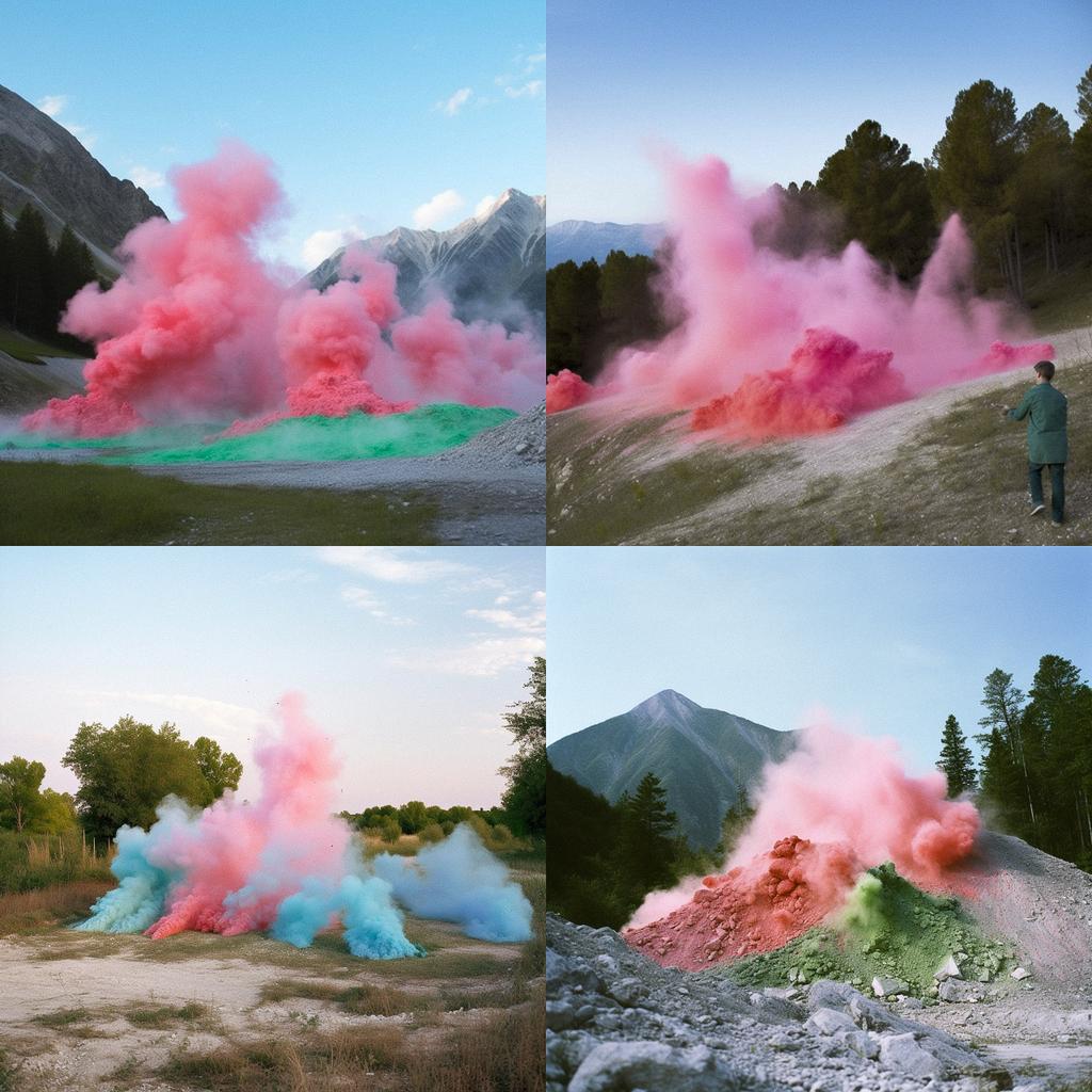 Filippo Minelli style, Midjourney V5, render 1 of 4