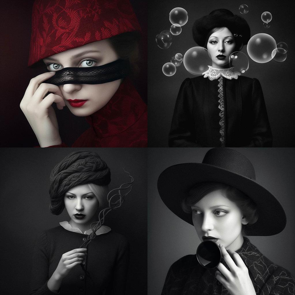 Flora Borsi style, Midjourney V5, render 1 of 4