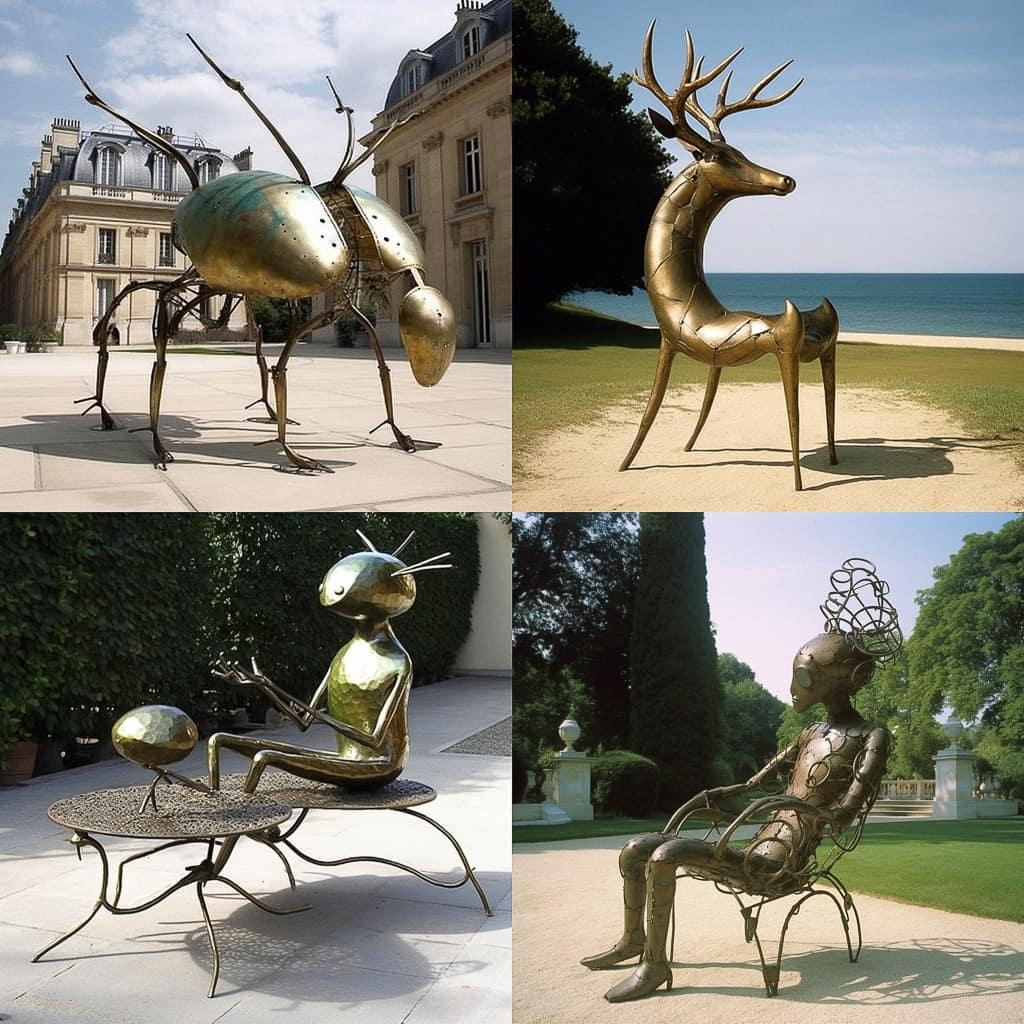 Francois-Xavier Lalanne style, Midjourney V5, render 1 of 4
