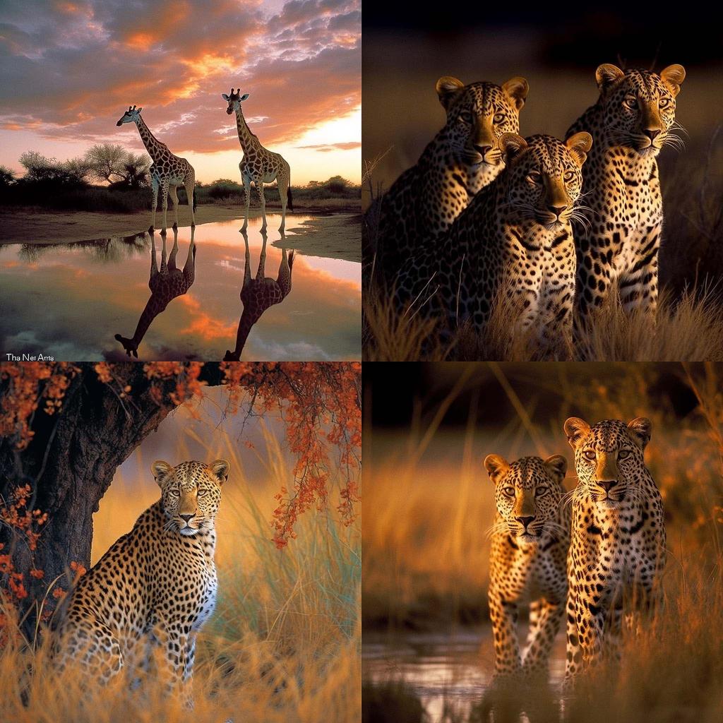 Frans Lanting style, Midjourney V5, render 1 of 4