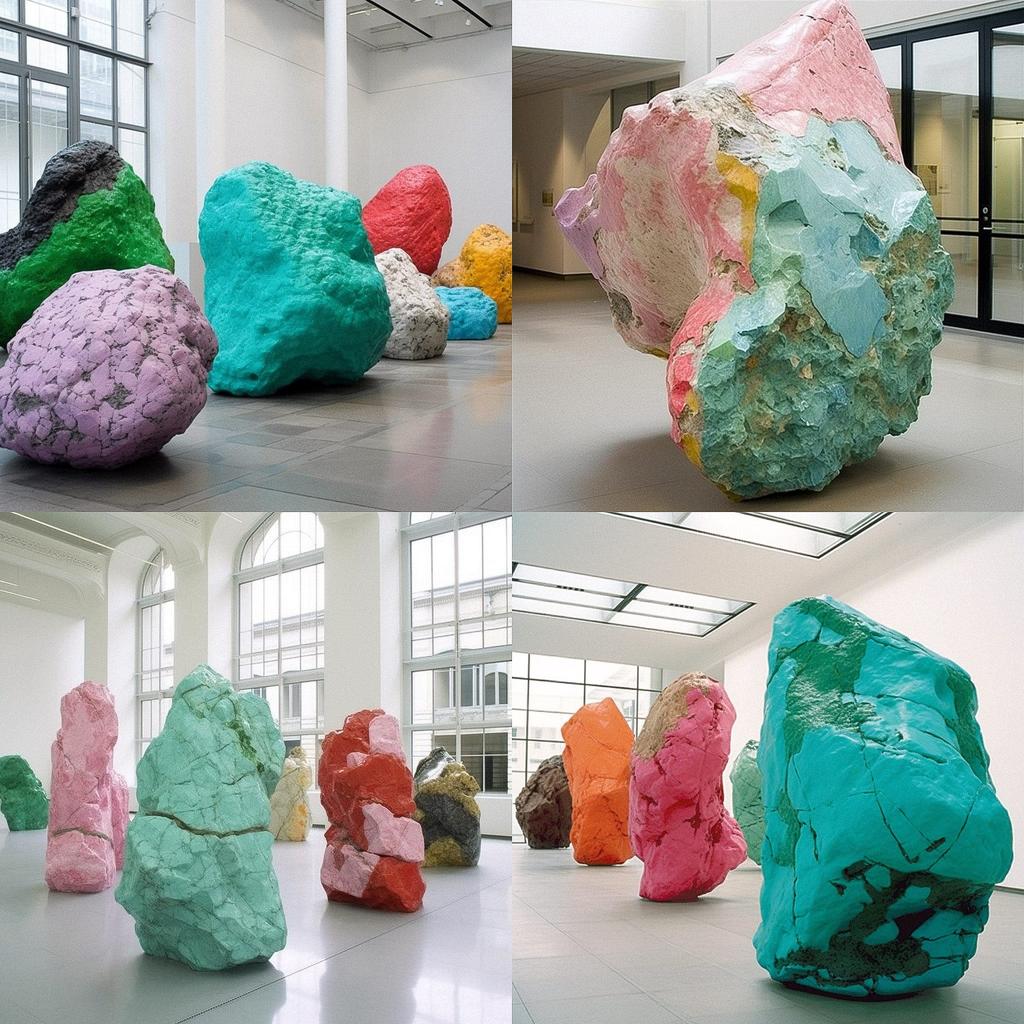 Franz West style, Midjourney V5, render 1 of 4