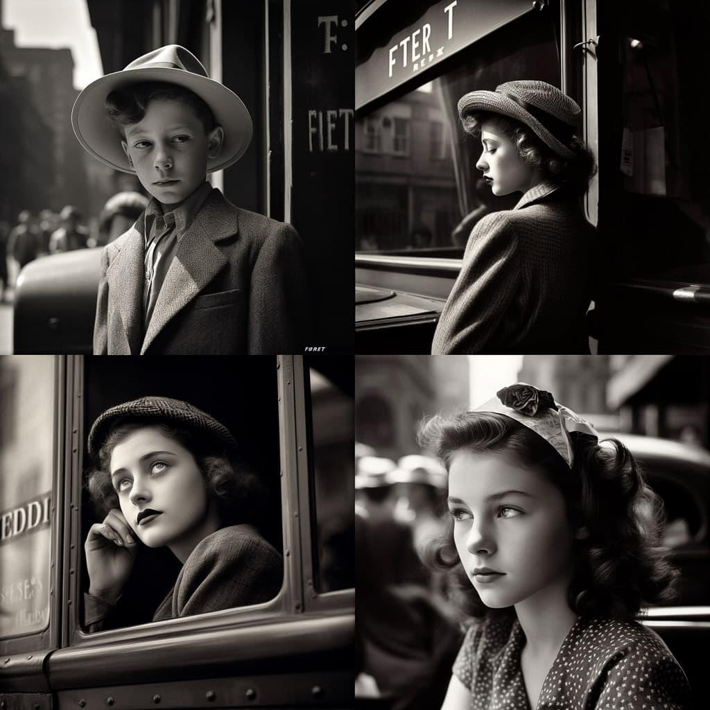Fred Stein style, Midjourney V5, render 1 of 4