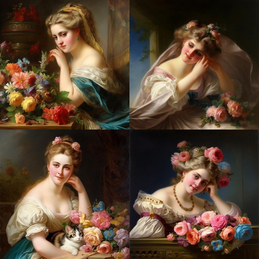 Fritz Zuber-Buhler style, Midjourney V5, render 1 of 4