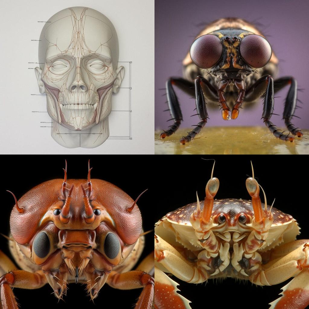 Frontal view style, Midjourney V5, render 1 of 4