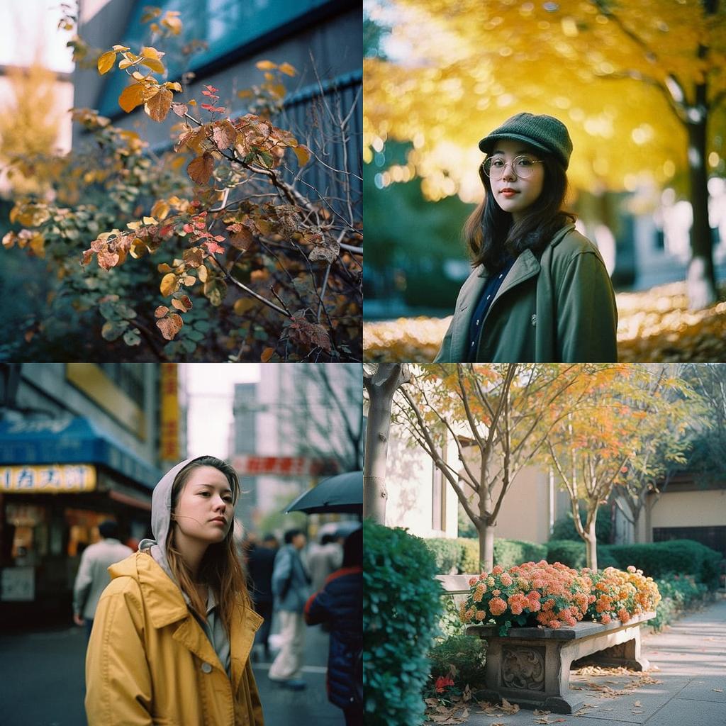 Fujicolor Pro 400H style, Midjourney V5, render 1 of 4