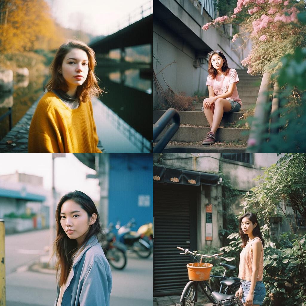 Fujicolor Superia X-TRA 400 style, Midjourney V5, render 1 of 4