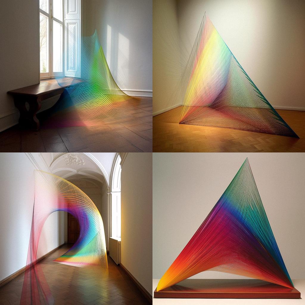 Gabriel Dawe style, Midjourney V5, render 1 of 4