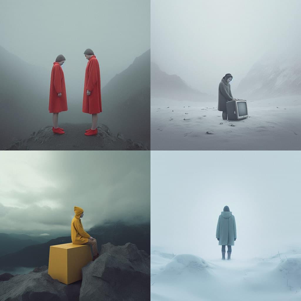 Gabriel Isak style, Midjourney V5, render 1 of 4