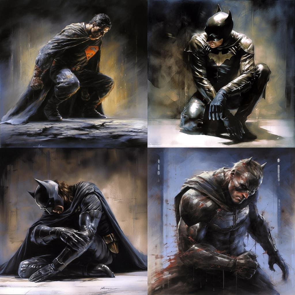 Gabriele Dell'otto style, Midjourney V5, render 1 of 4