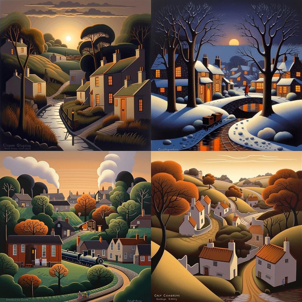 George Callaghan style, Midjourney V5, render 1 of 4