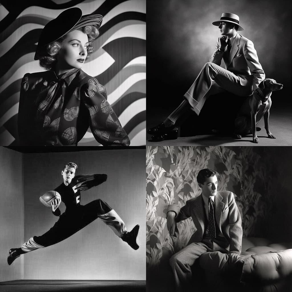 George Platt Lynes style, Midjourney V5, render 1 of 4